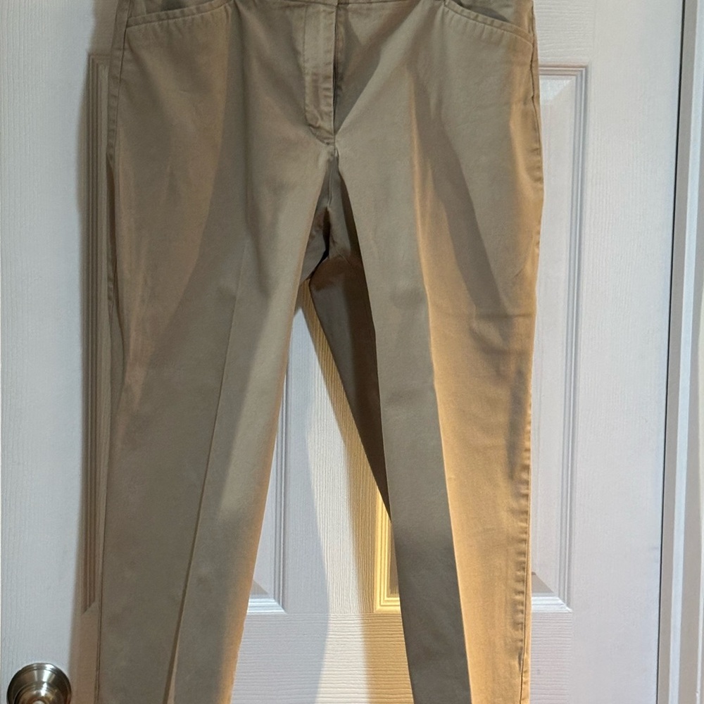 Talbots Crops Khaki